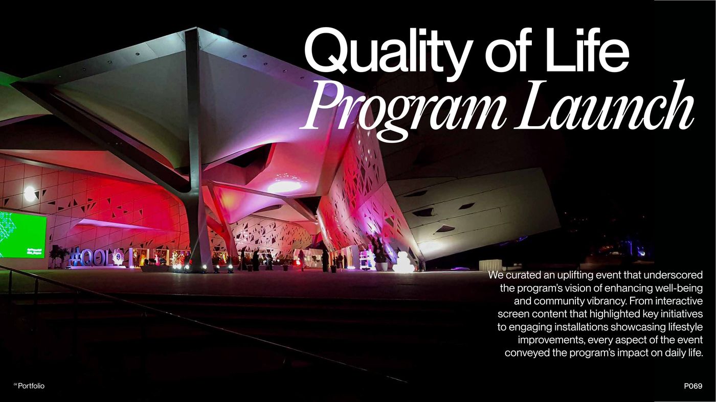 Quality of Life Program Launch